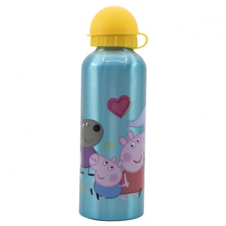 Botella De Aluminio Térmico Color Azul - Peppa Pig