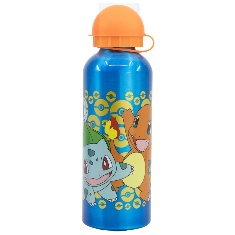 Botella De Aluminio Térmico Color Azul - Pokemon