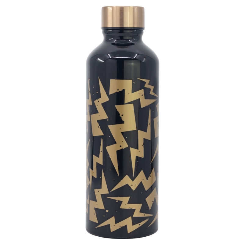 Botella De Aluminio Térmico Pikachu Color Negro - Pokemon