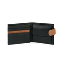 Cartera De Piel Para Hombre Color Negro - Valtico