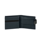 Cartera De Piel Para Hombre Color Azul - Valtico