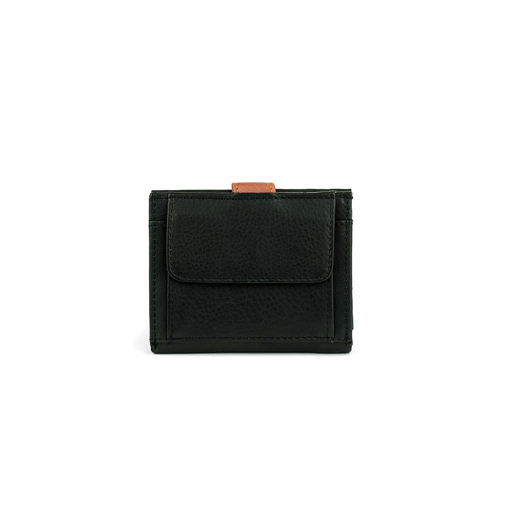 Cartera De Piel Para Hombre Color Negro - Valtico