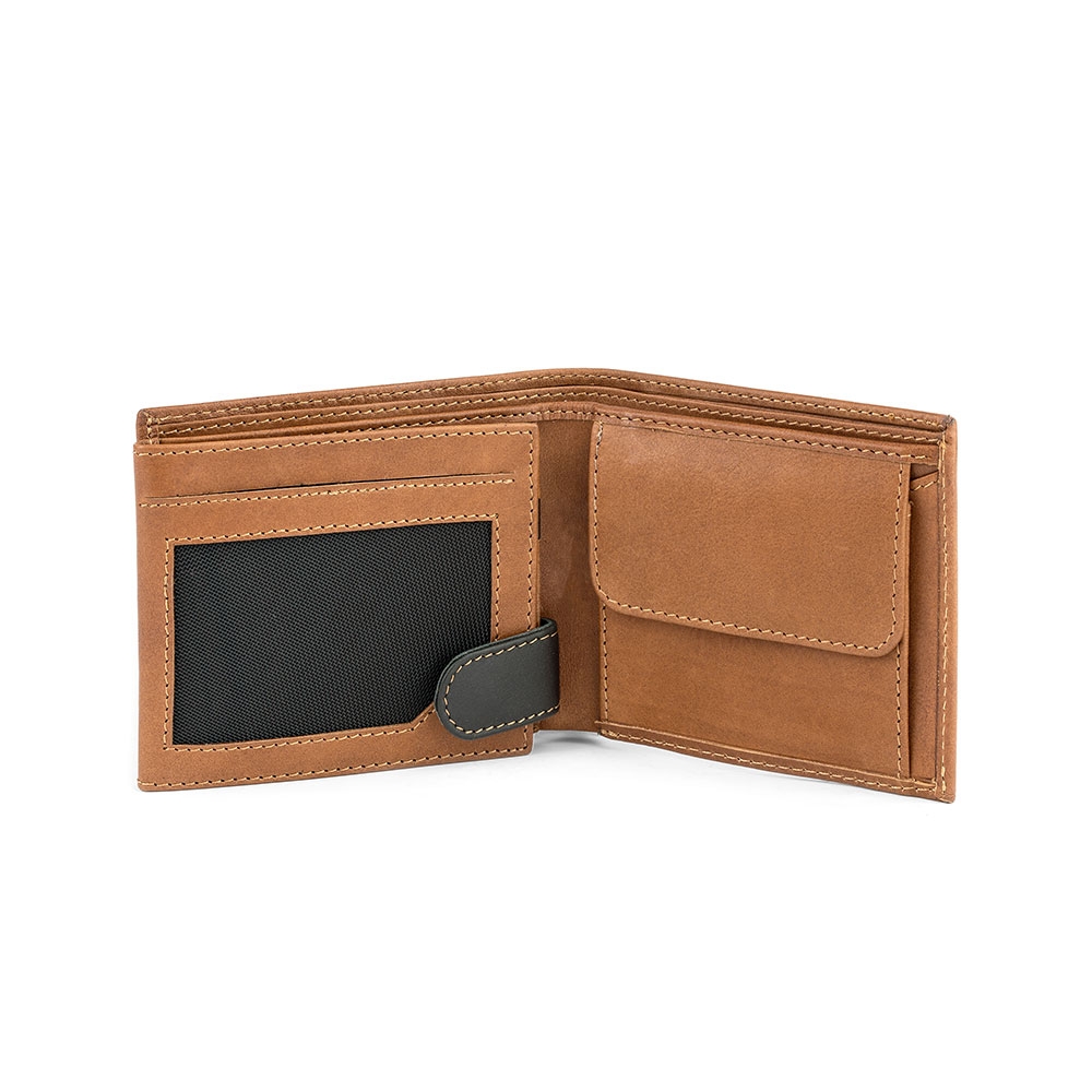 Cartera De Piel Para Hombre Color Piel - Valtico