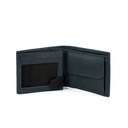 Cartera De Piel Para Hombre Color Azul - Valtico