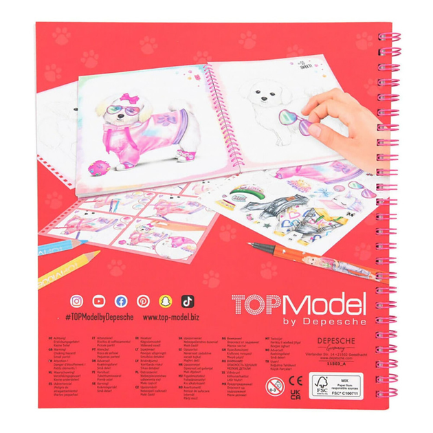 Libro de Colorear Doggy - TOPModel