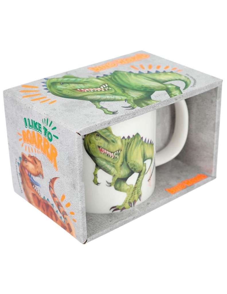 Taza Cerámica Decorada Dinos - DinoWorld