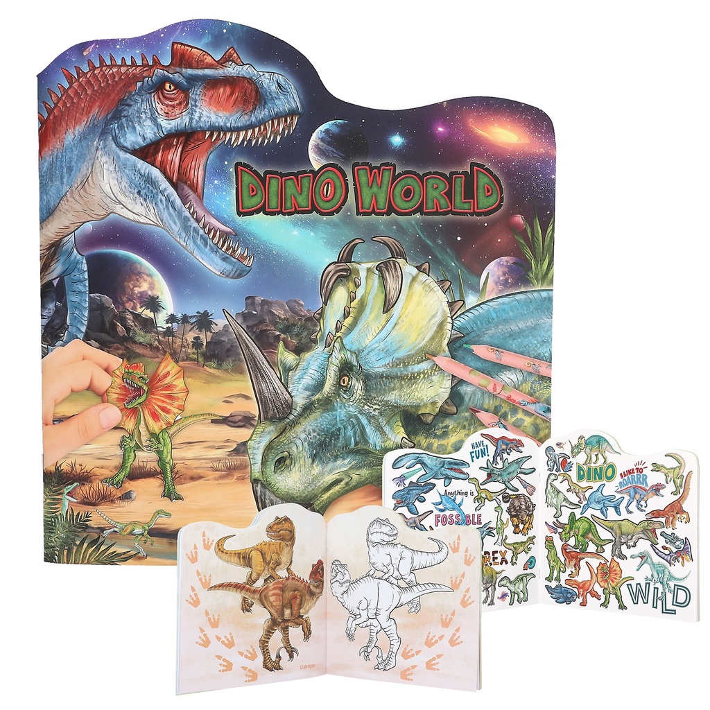 Libro de colorear - DinoWorld