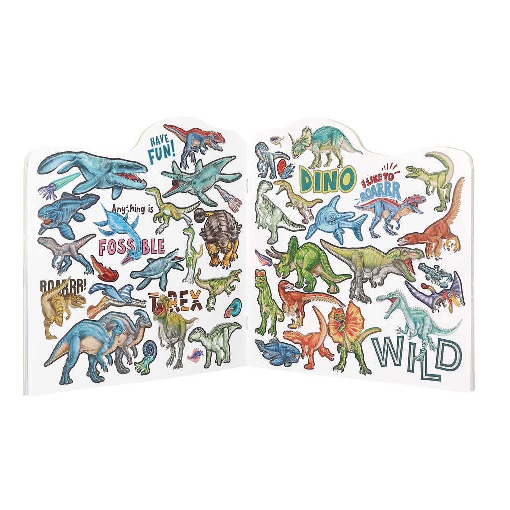 Libro de colorear - DinoWorld