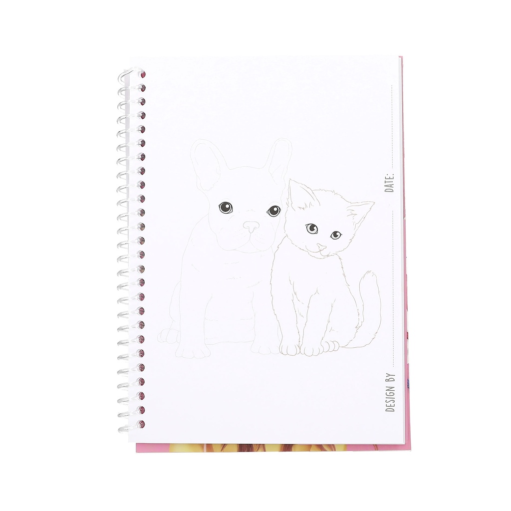 Cuaderno para Colorear Pocket - TOPModel