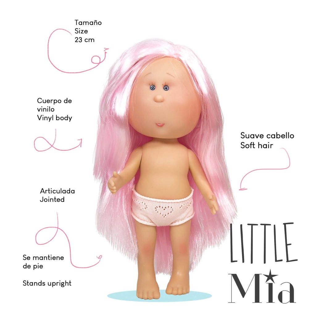 Muñeca Little Mia Multicolor - Nines d'Onil