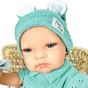 Muñeco Bebe Rubi Con Mono De Lana Color Menta - Nines d'Onil