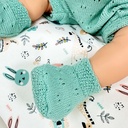 Muñeco Bebe Rubi Con Mono De Lana Color Menta - Nines d'Onil