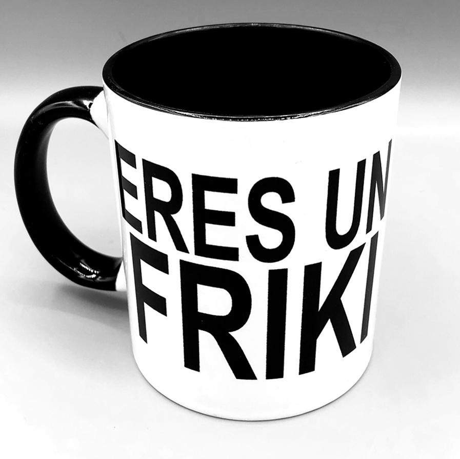 [T104] Taza Negra "Eres Un Friki" - L'Informal
