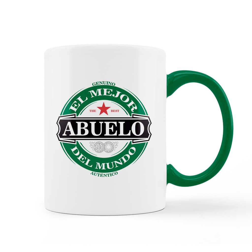 Taza Verde Mejor Abuelo "El Mejor Abuelo del Mundo" - L'Informal