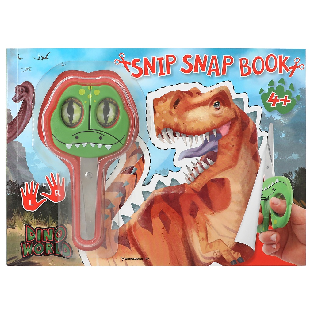 [12133] Libro Snip Snap - DinoWorld
