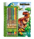 Libro Para Colorear Con Pegatinas  - DinoWorld