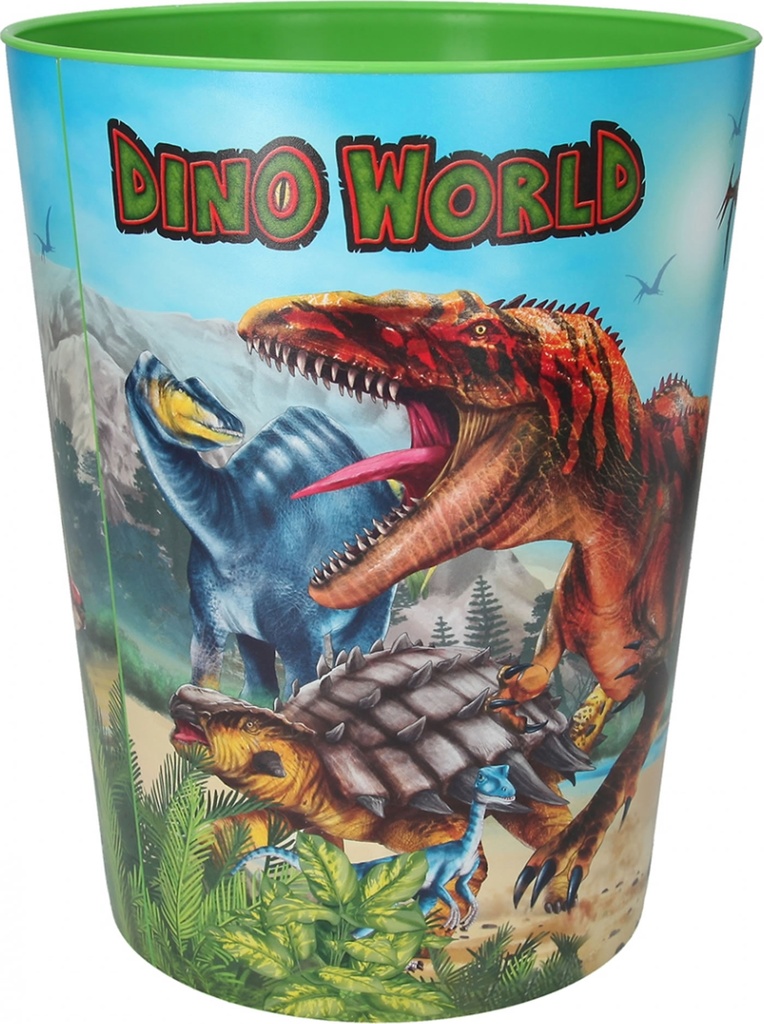  Papelera de dinosaurio o tiburón - DinoWorld (Verde - Dinos)