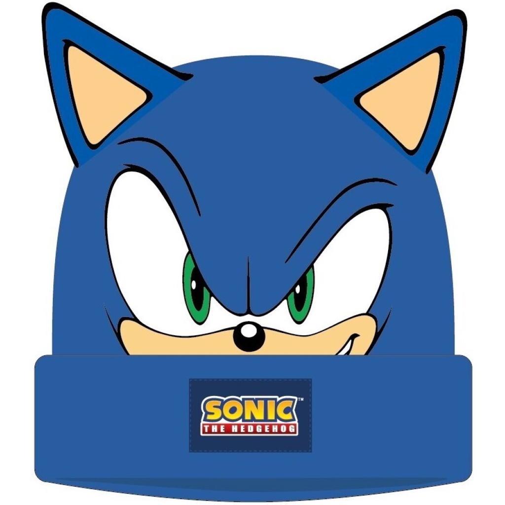 Gorro Lana con orejitas Talla Unica - Sonic