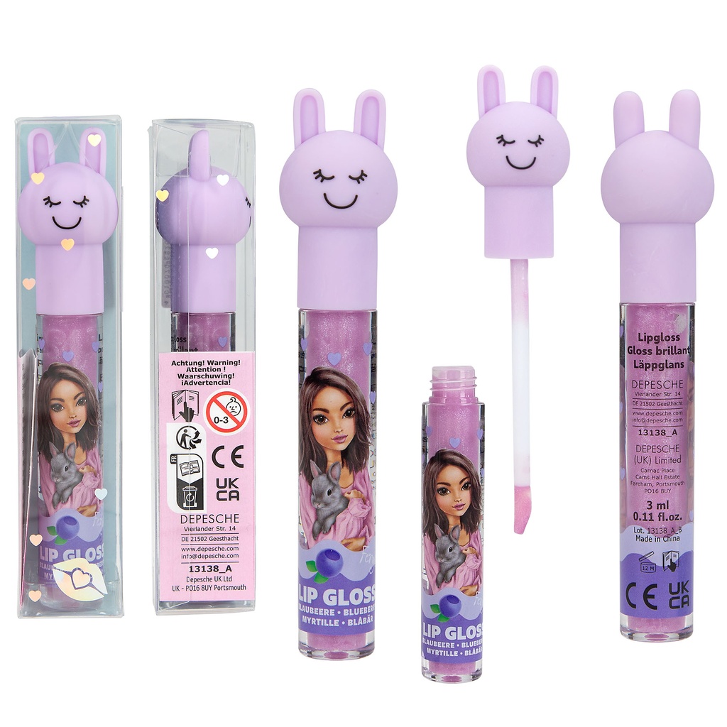Conejito Brillo de Labios - TOPModel (Morado)