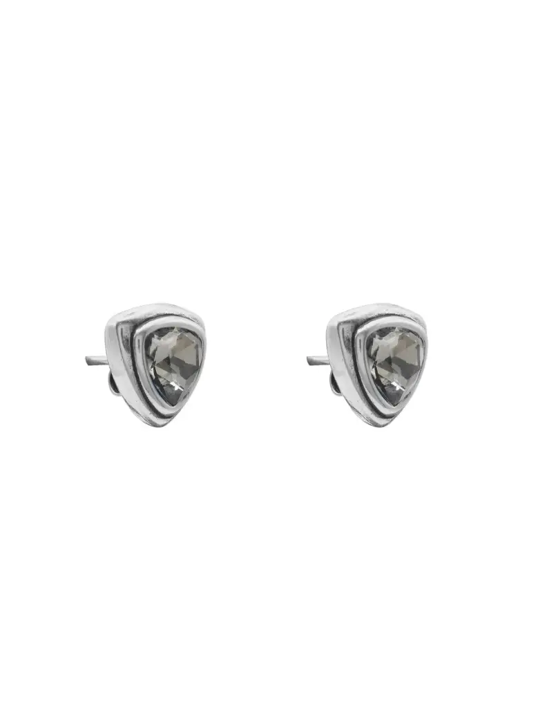 Pendientes Fortuna Hematite/Gris - Ciclón