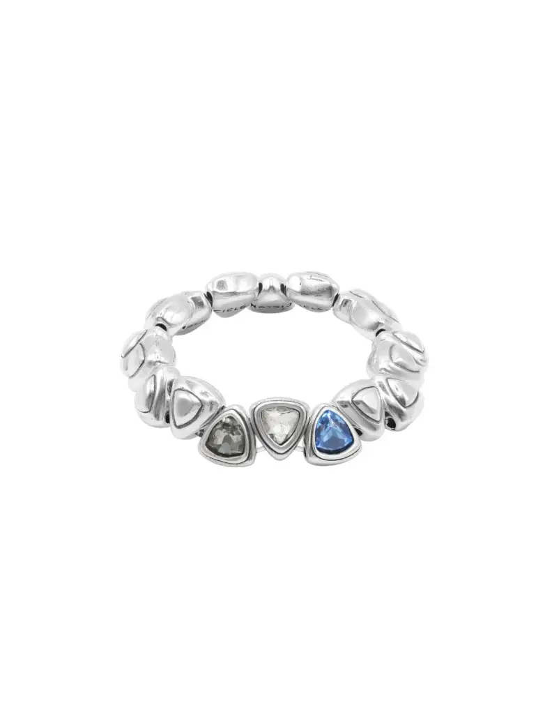 Pulsera Horizon Hematite/Gris S-Pequeña - Ciclón