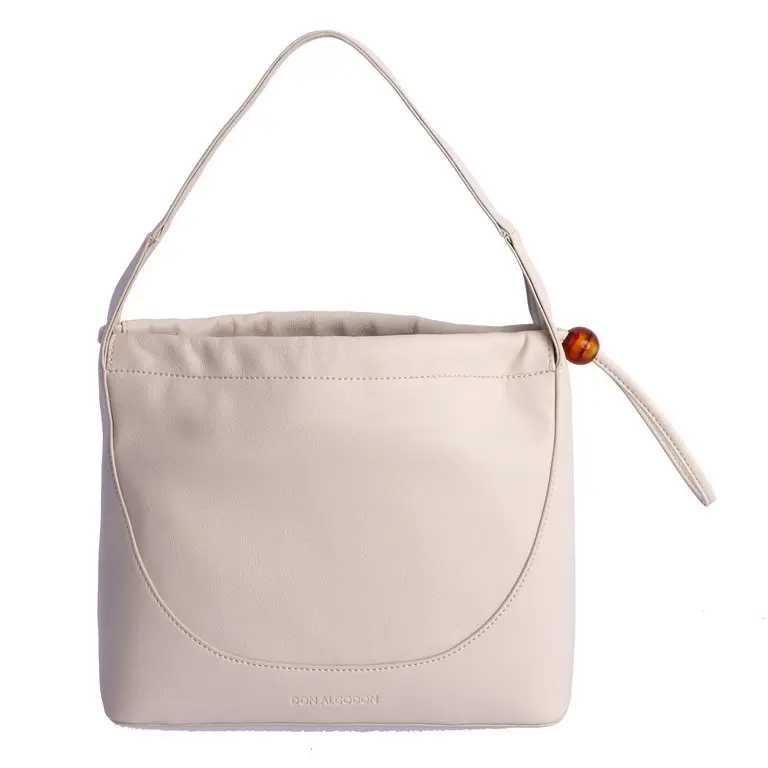 [0RV7825016] Bolso de Hombro Marfil - Don Algodón
