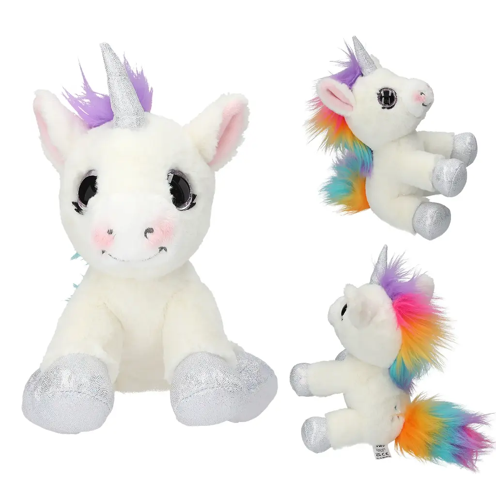 [13634] Peluche Unicornio Blanco 22 cm - Ylvi