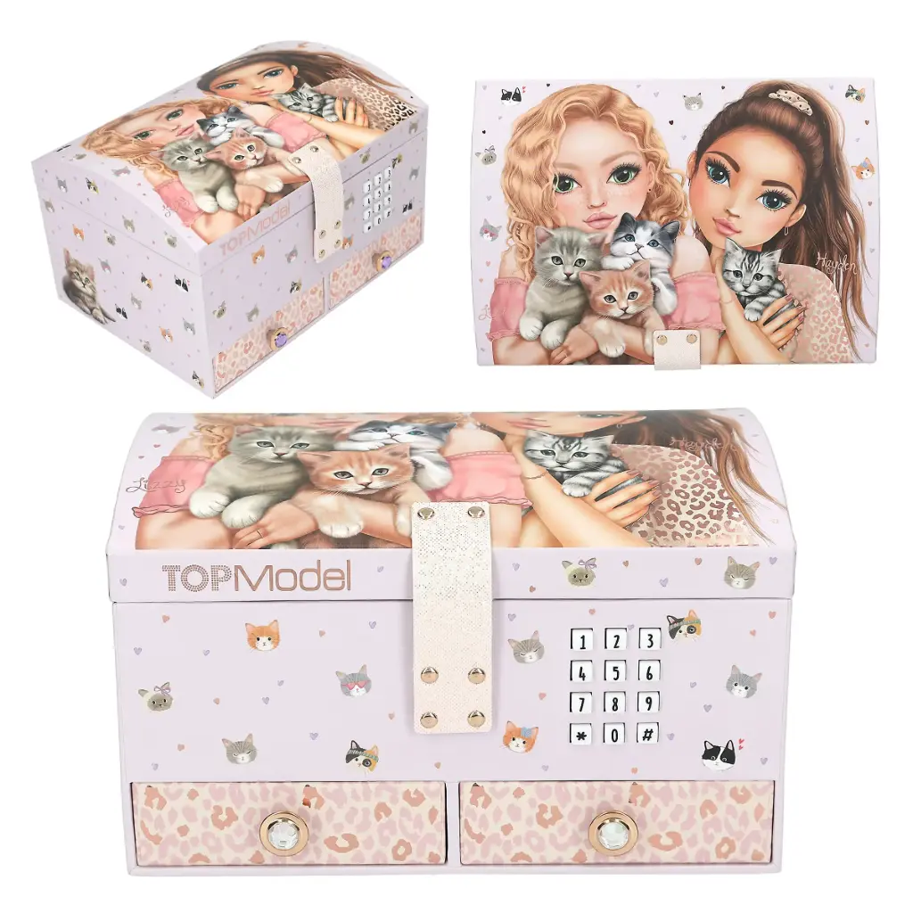 Joyero Grande con Código y Sonido CAT LOVE - TOPModel