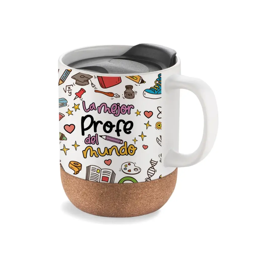 [TT70] Taza de Viaje "La Mejor Profe del Mundo" - L'Informal