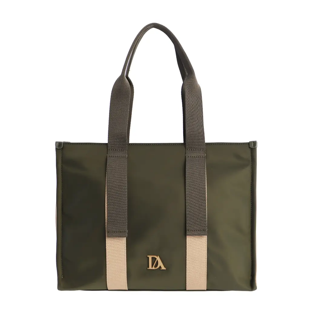 [0RI7804127] Shopper Kaki - Don Algodón