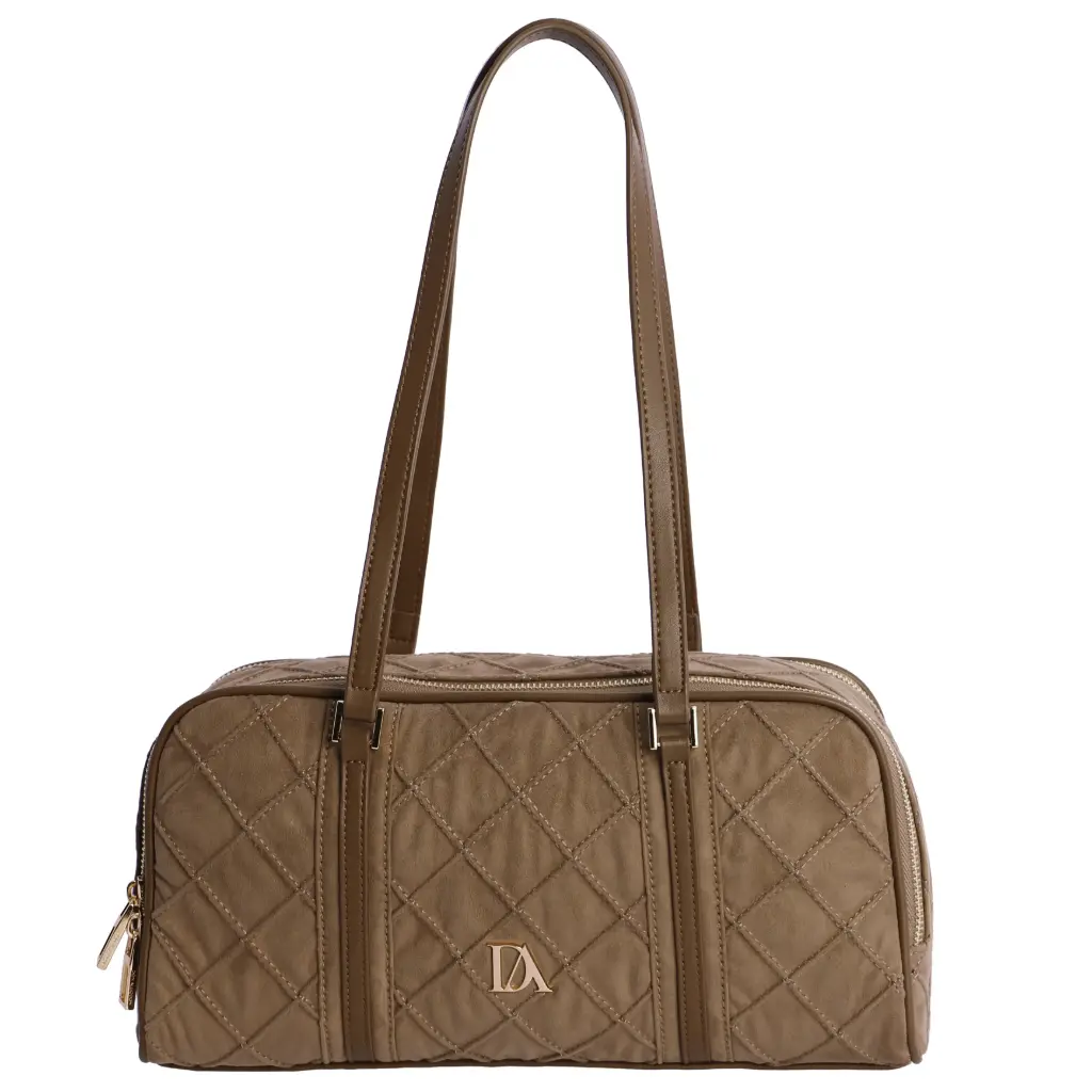 [0RI7806050] Bolso de Hombro Taupe - Don Algodón