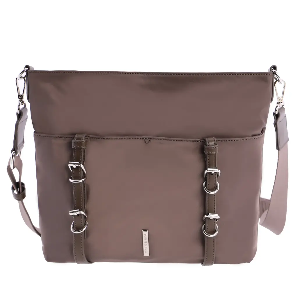 [0RI7813050] Bandolera Taupe - Don Algodón