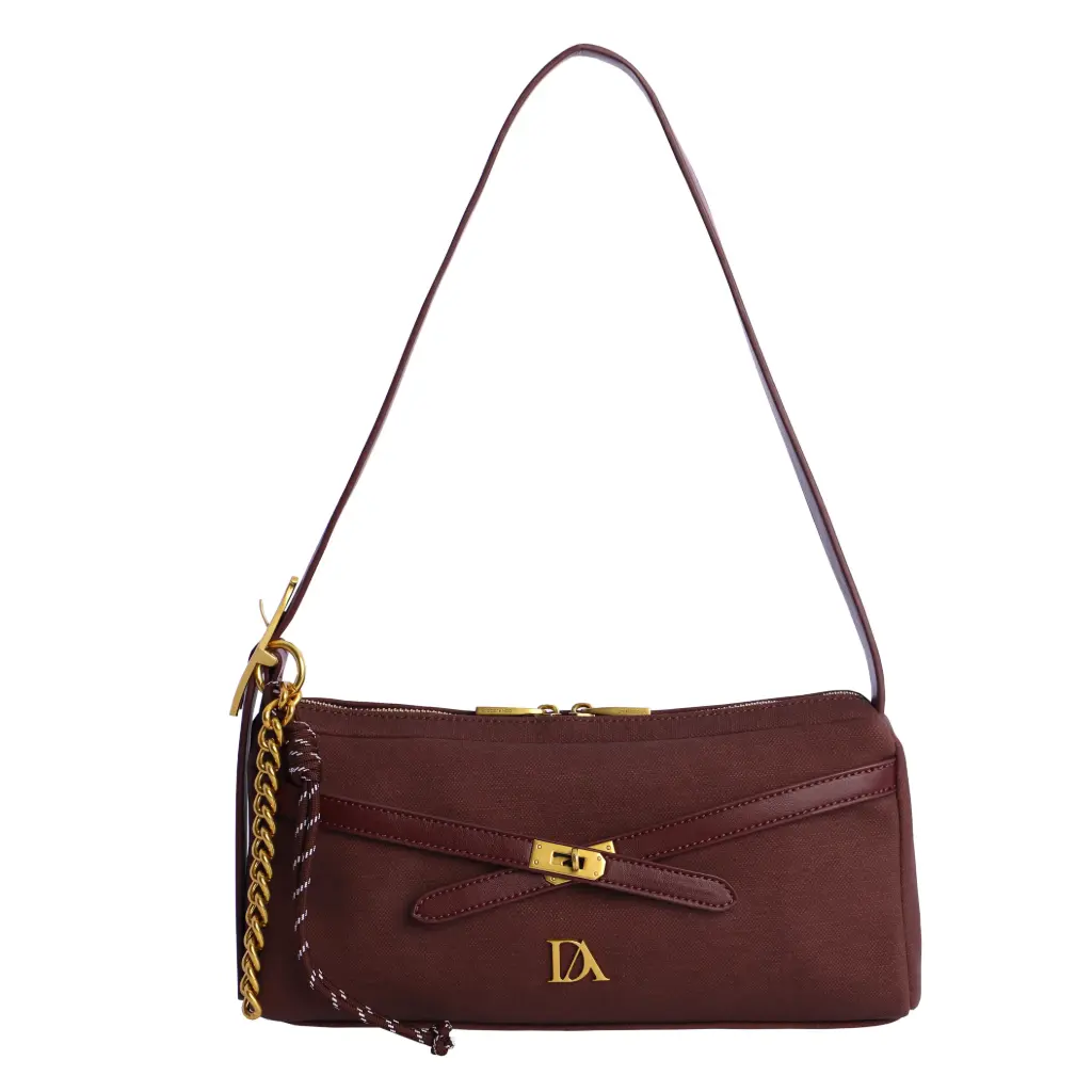 [0RI7819055] Bolso Mano Burdeos - Don Algodón