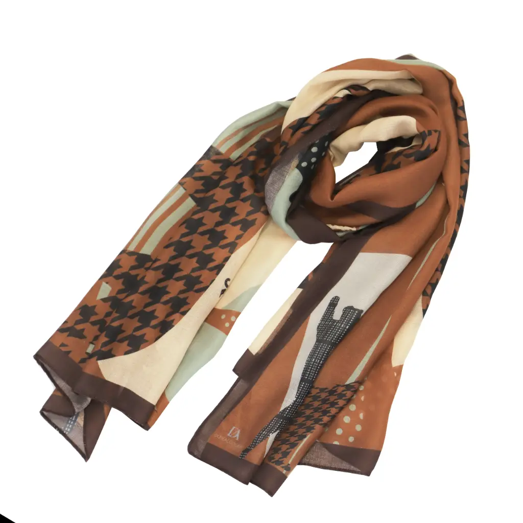 [0RI9669000] Pañuelo Pumas Marrones - Don Algodón