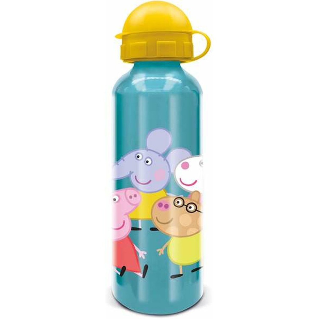 [13960] Botella De Aluminio Térmico Color Azul - Peppa Pig