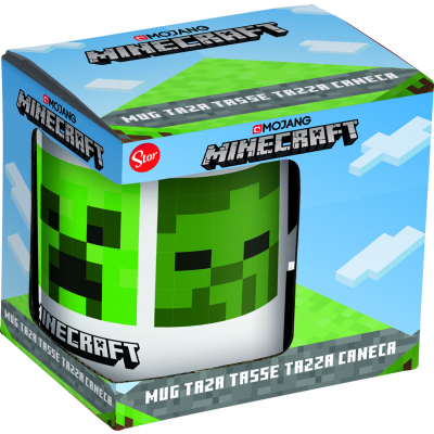 Taza Cerámica Decorada En Caja Regalo - Minecraft