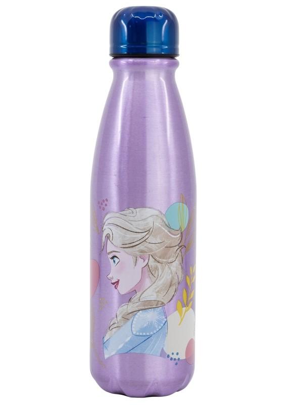 Botella De Aluminio Térmico Color Rosa - Frozen
