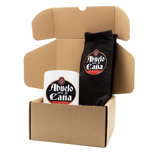 [PK40] Pack Taza Calcetín "Abuelo Eres La Caña" - L'Informal