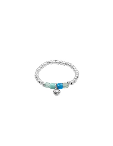 [243109-07-0] Pulsera Corazón Azul - Ciclón