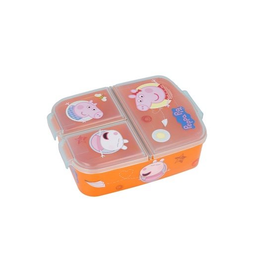 Táper Tres Compartimentos - Peppa Pig