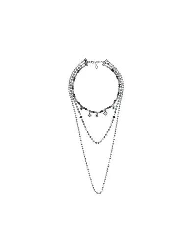 [246801-01] Collar Shine Negro - Ciclón