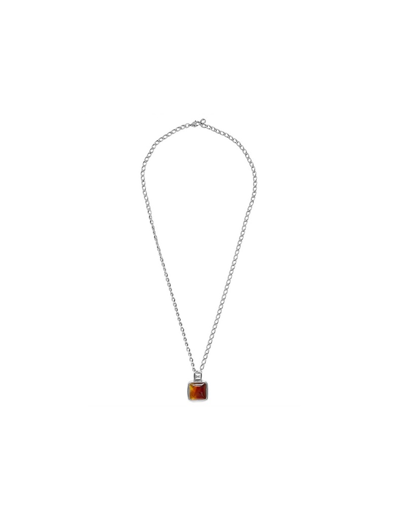  Collar Metal Kubik Marron - Ciclón