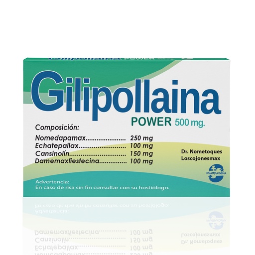 [M1067] Medicamentos de Broma Gilipollaina - Pharmacoña