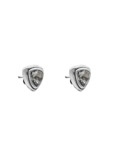 [251600-10] Pendientes Fortuna Hematite/Gris - Ciclón