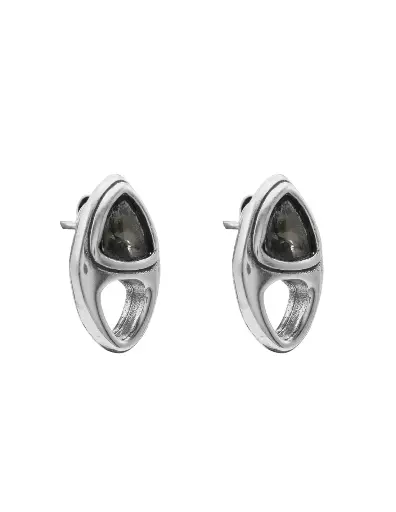[251603-10] Pendientes Sunrise Hematite/Gris - Ciclón