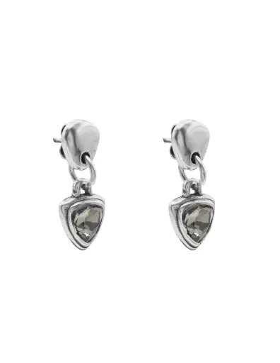 [251606-10] Pendientes Destiny Hematite/Gris - Ciclón