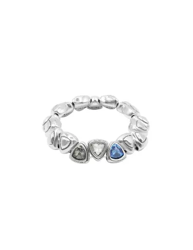 [251111-10-1] Pulsera Horizon Hematite/Gris S-Pequeña - Ciclón