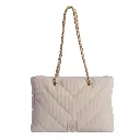 Bolso de Hombro Marfil - Don Algodón