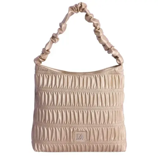 [0RV7818008] Bolso de Hombro Oro - Don Algodón