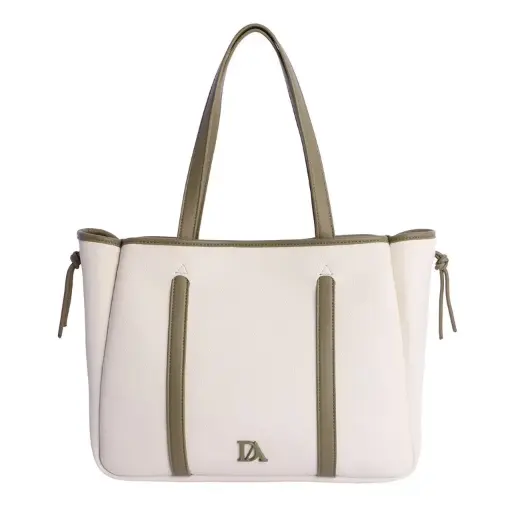 [0RV7857016] Shopper Marfil - Don Algodón
